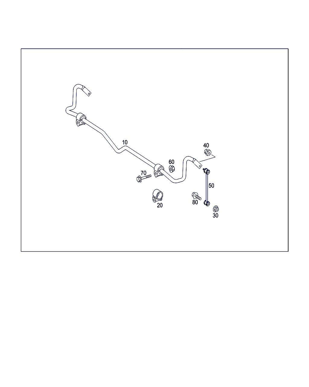 Mercedes-Benz A 211 320 33 89 - Brat / bieleta suspensie, stabilizator aaoparts.ro