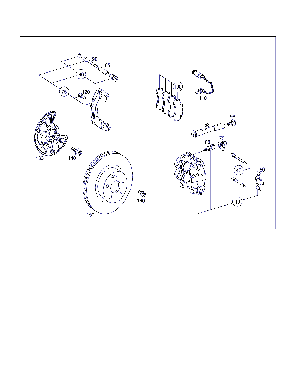 Mercedes-Benz A 004 420 90 20 - Set placute frana,frana disc aaoparts.ro