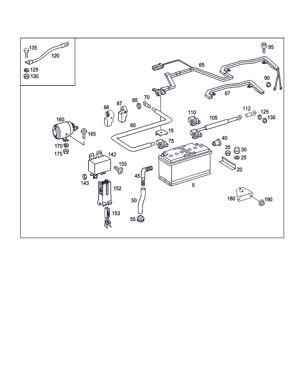 Mercedes-Benz A 005 541 25 01 - Baterie de pornire aaoparts.ro