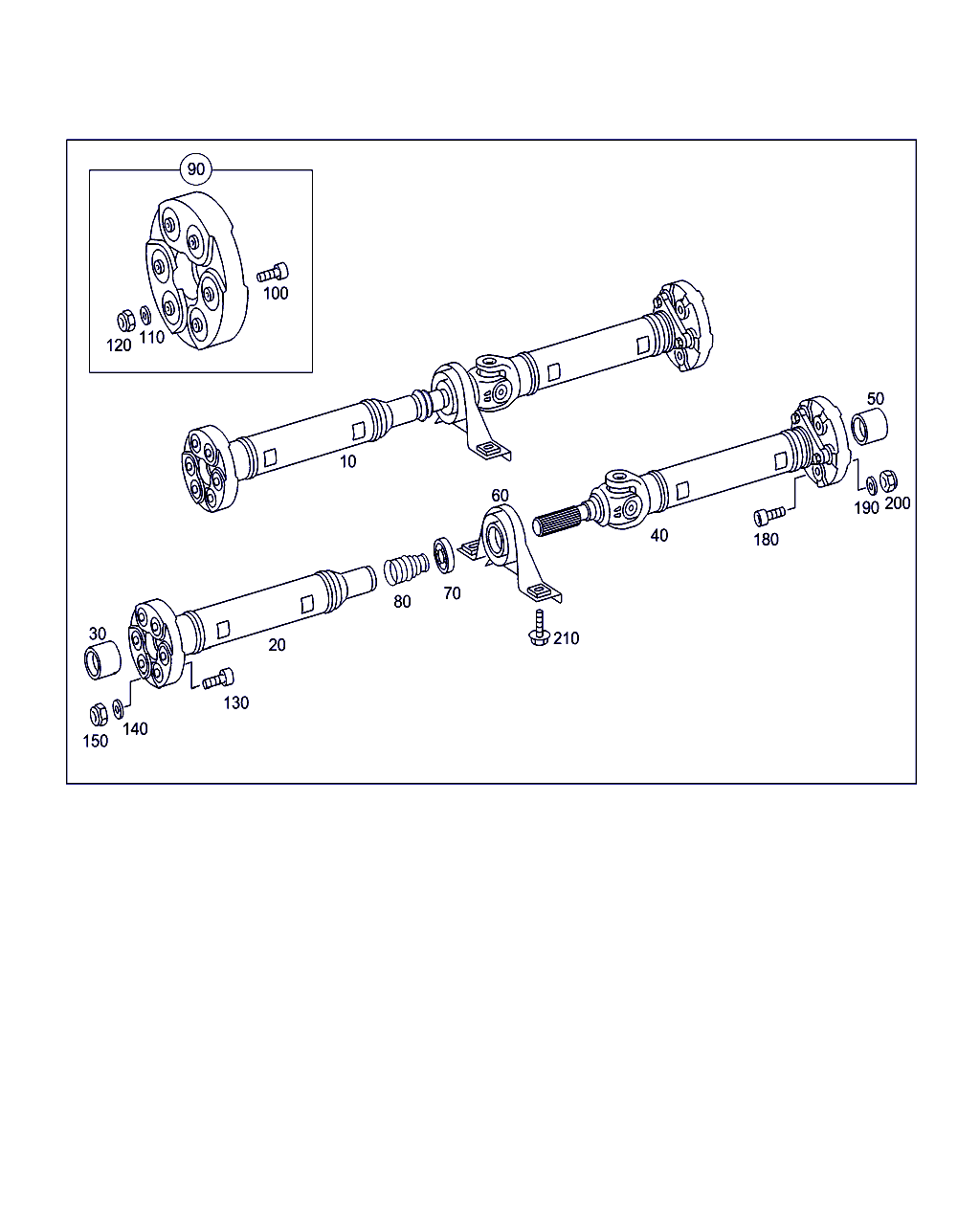 Mercedes-Benz A 215 410 00 15 - Articulatie, cardan aaoparts.ro
