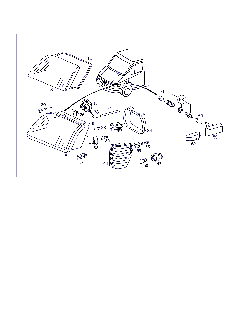 Mercedes-Benz A 001 544 91 94 - Bec, semnalizator aaoparts.ro