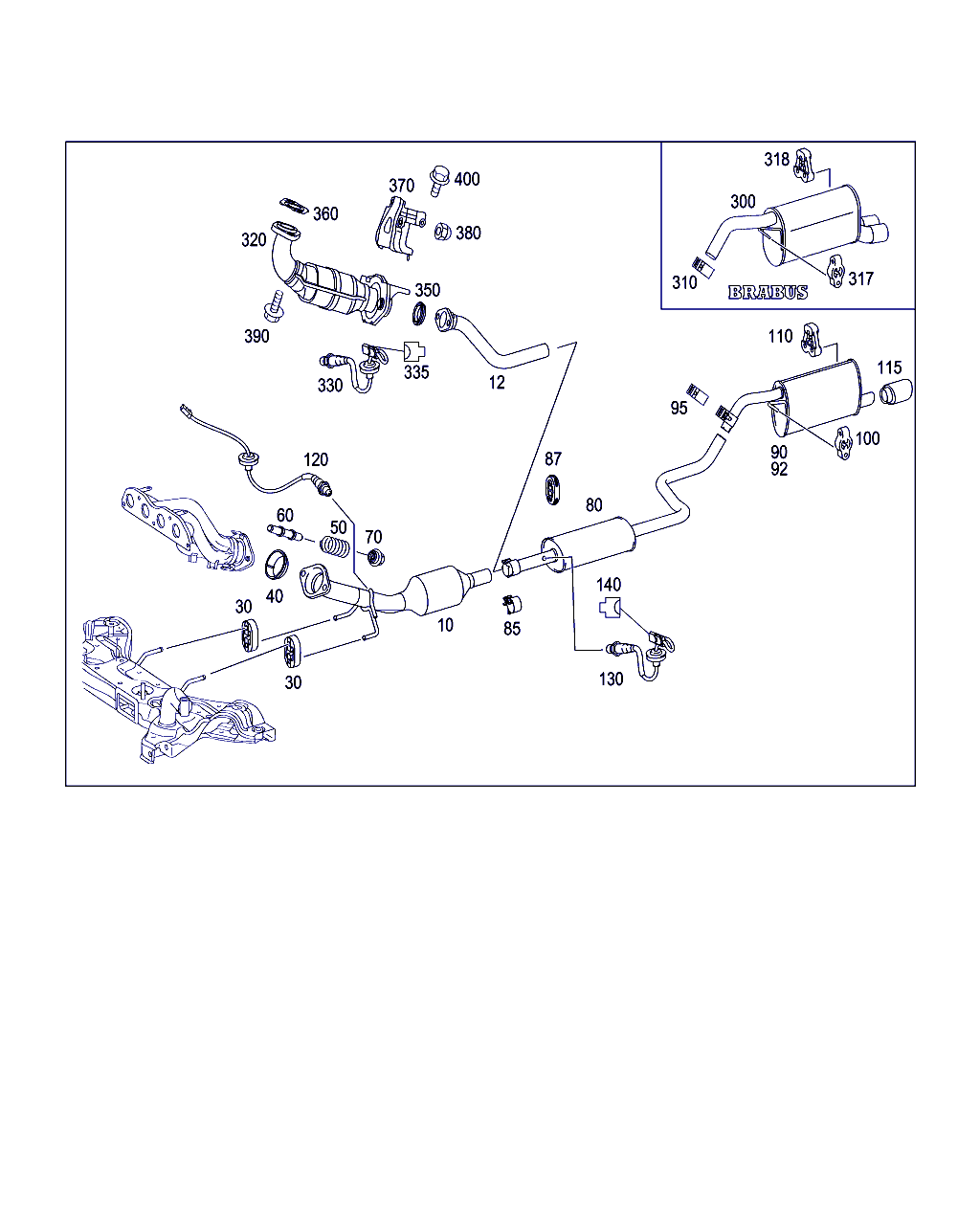 Smart A 007 993 93 01 - Arc amortizor zgomot aaoparts.ro