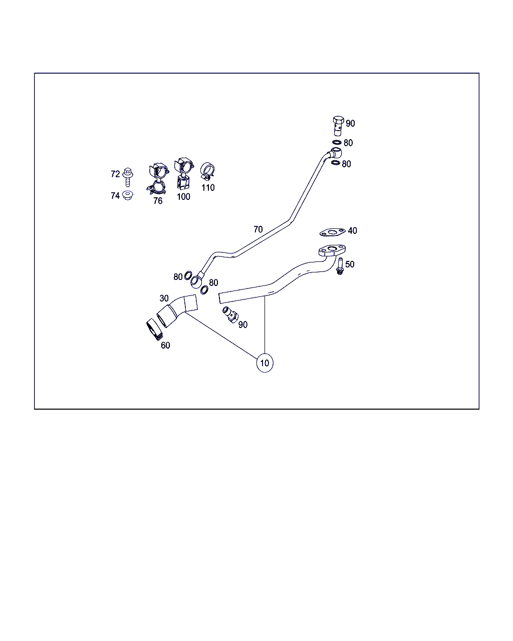 Mercedes-Benz A 660 187 01 80 - Garnitura etans., compresor aaoparts.ro