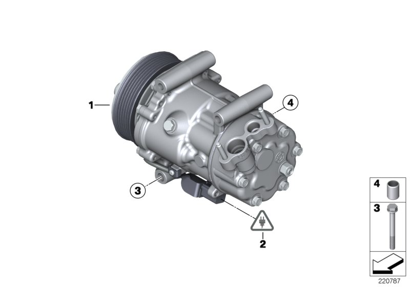 BMW 64 52 9 223 392 - Compresor, climatizare aaoparts.ro