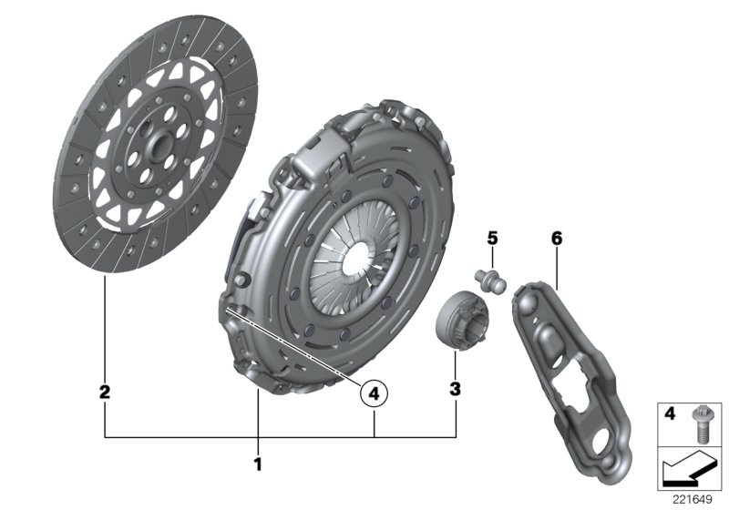 BMW 21517570228 - Set ambreiaj aaoparts.ro