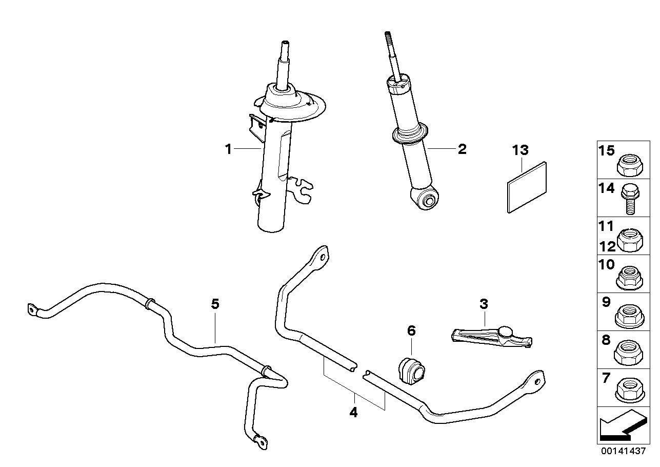BMW 31 35 1 095 452 - Piulita aaoparts.ro
