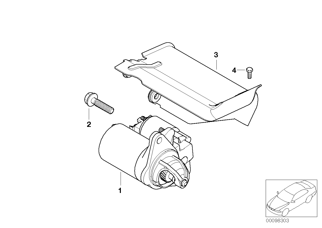 BMW 12417570487 - Starter aaoparts.ro