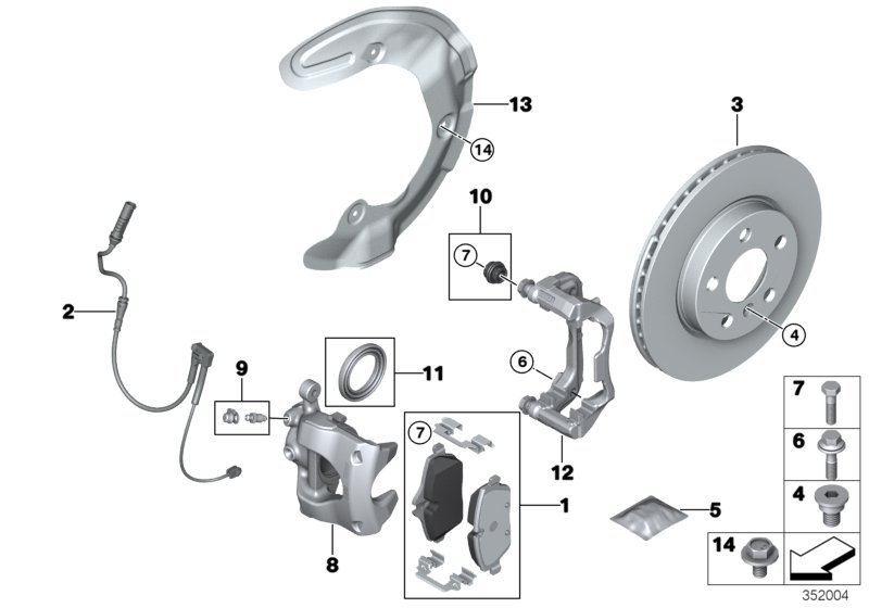 BMW 34116860261 - Etrier frana aaoparts.ro