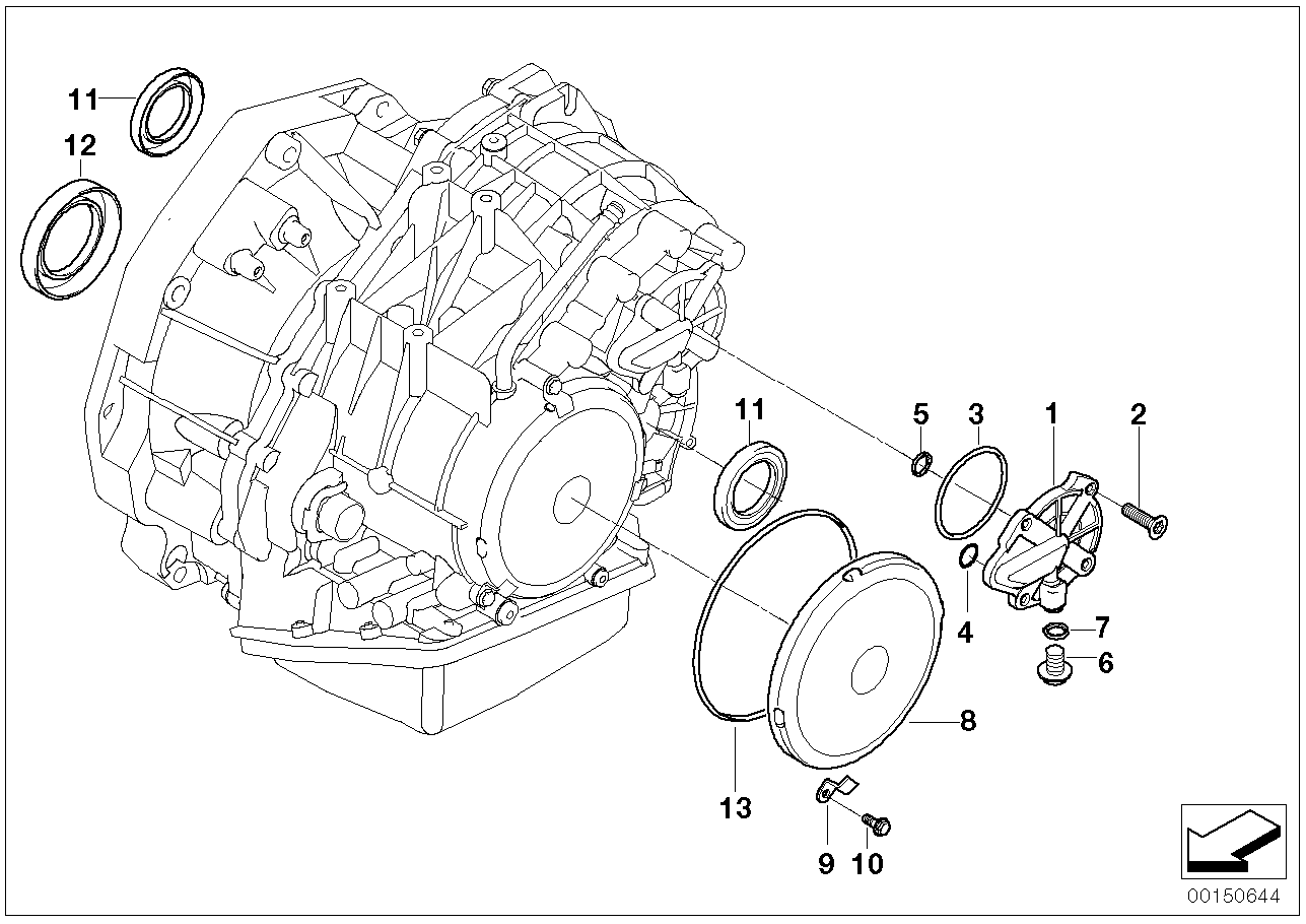 BMW 24217580322 - Simering, ax cu came aaoparts.ro