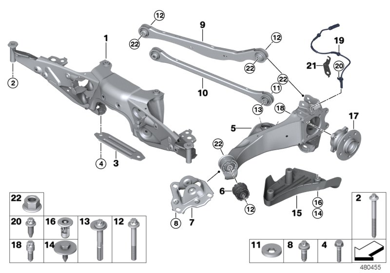 BMW 33 32 6 884 693 - Brat, suspensie roata aaoparts.ro