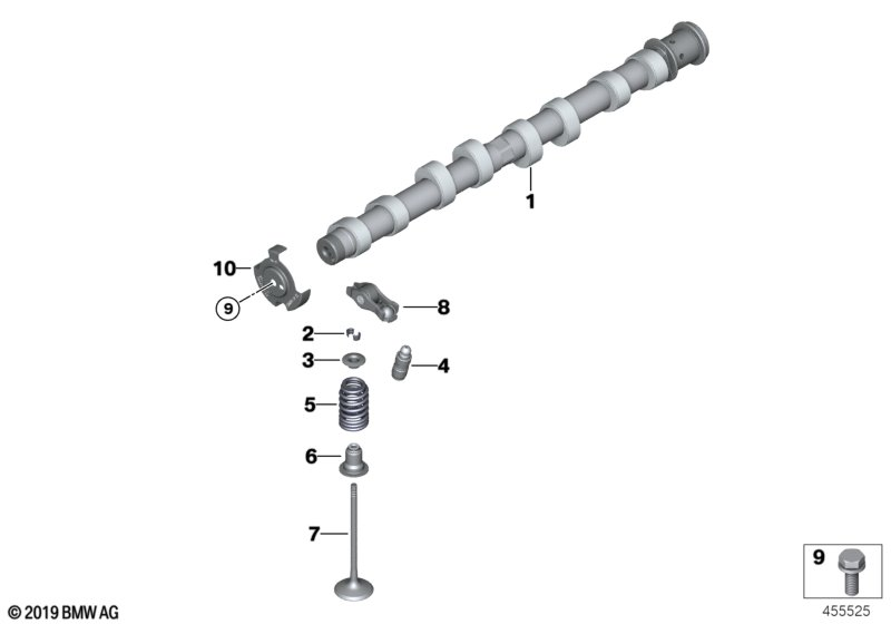 BMW 11 34 0 038 719 - Set garnituri, ax supape aaoparts.ro