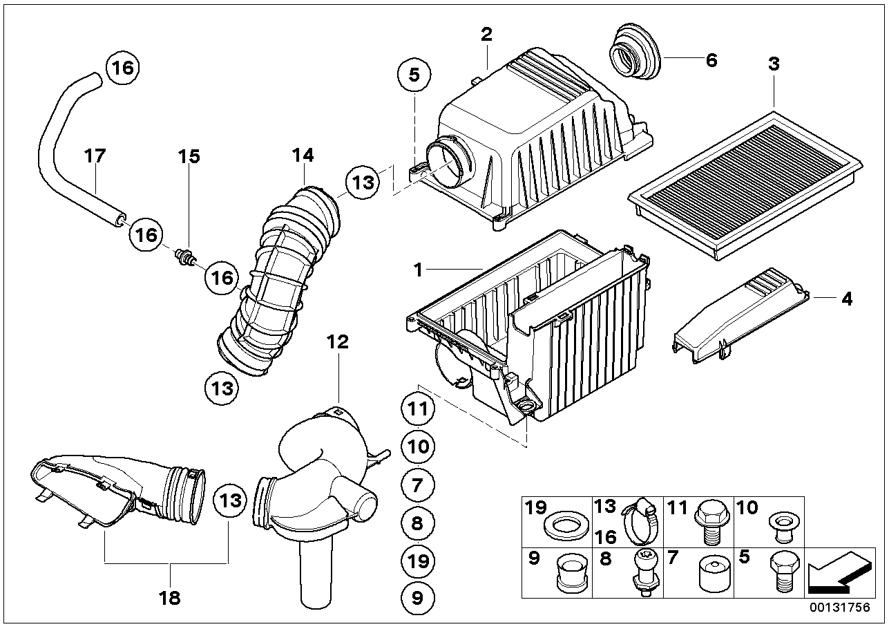 BMW 13 72 1 491 749 - Filtru aer aaoparts.ro
