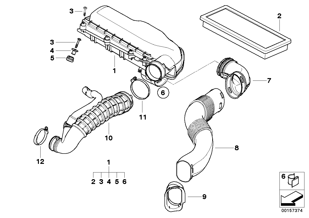 BMW 13717576691 - Filtru aer aaoparts.ro