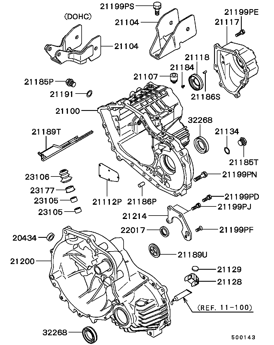 Mitsubishi MD050608 - Inel etansare, brat oscilant aaoparts.ro