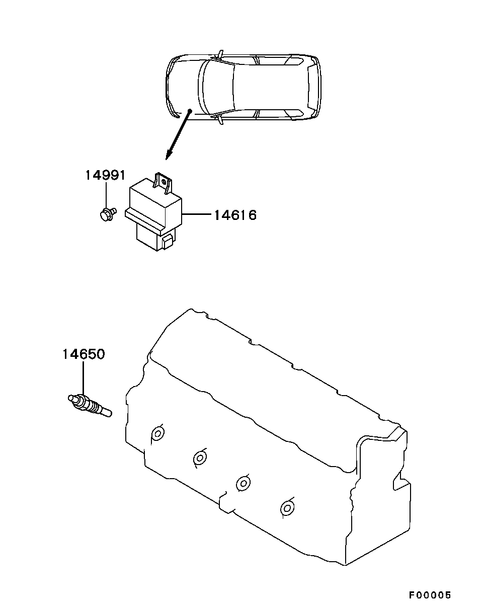 NISSAN M883828 - Bujie incandescenta aaoparts.ro