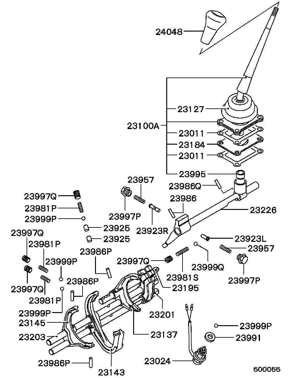 Mitsubishi MD700198 - Comutator, lampa marsalier aaoparts.ro