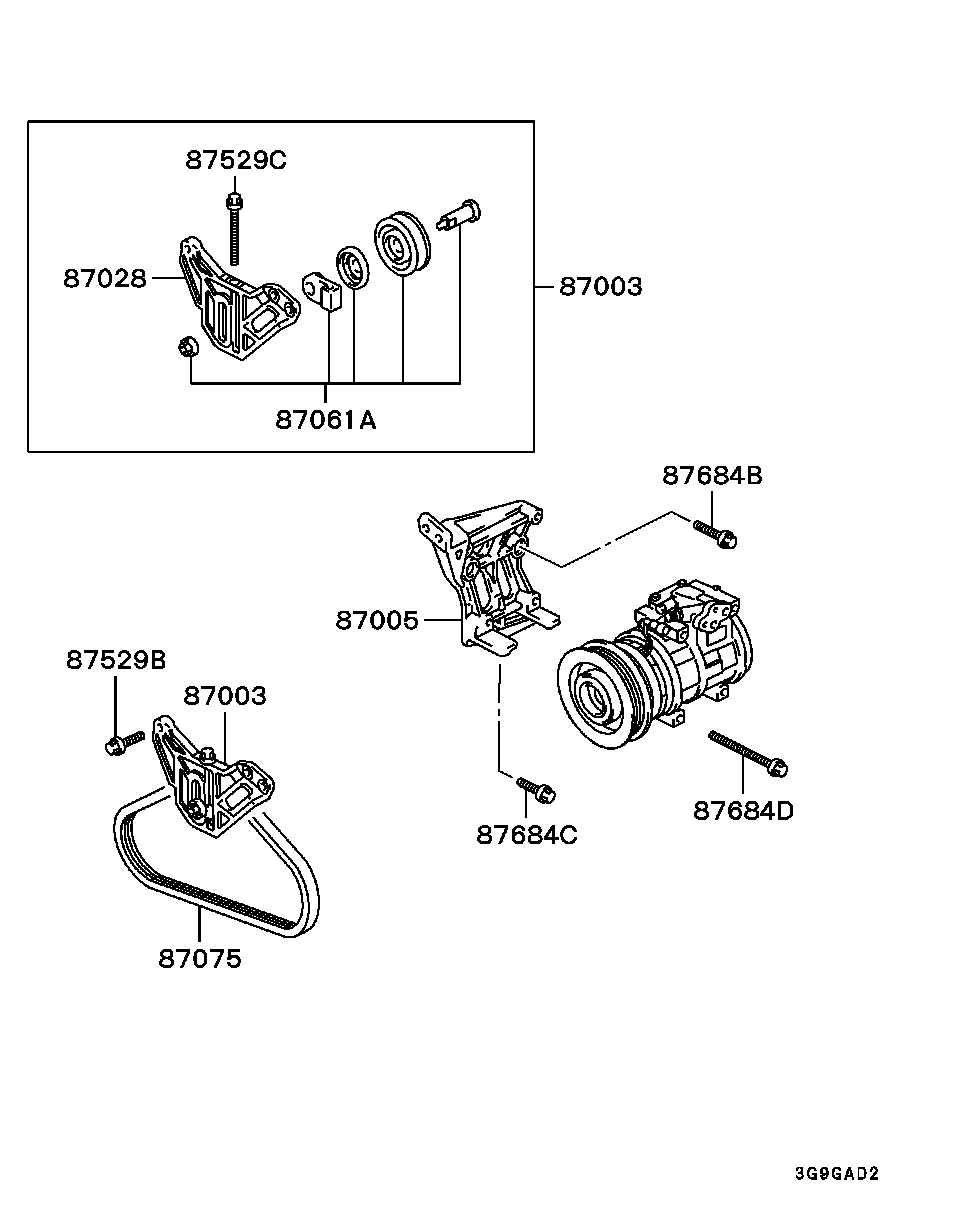 Mitsubishi MB56 8898 - Curea transmisie cu caneluri aaoparts.ro