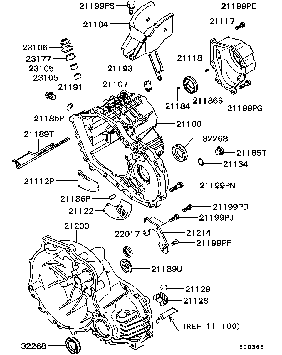 FCA MD707184 - Simering, diferential aaoparts.ro