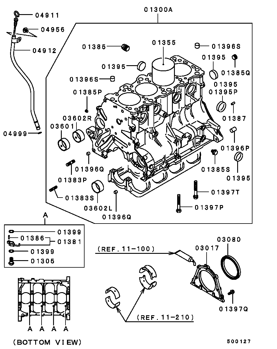 Mitsubishi MD174940 - Simering, arbore cotit aaoparts.ro