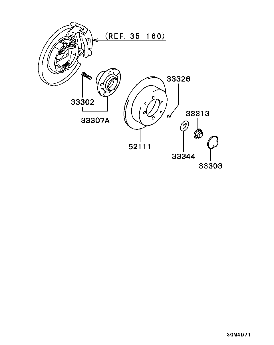 Mitsubishi MB928716 - Disc frana aaoparts.ro