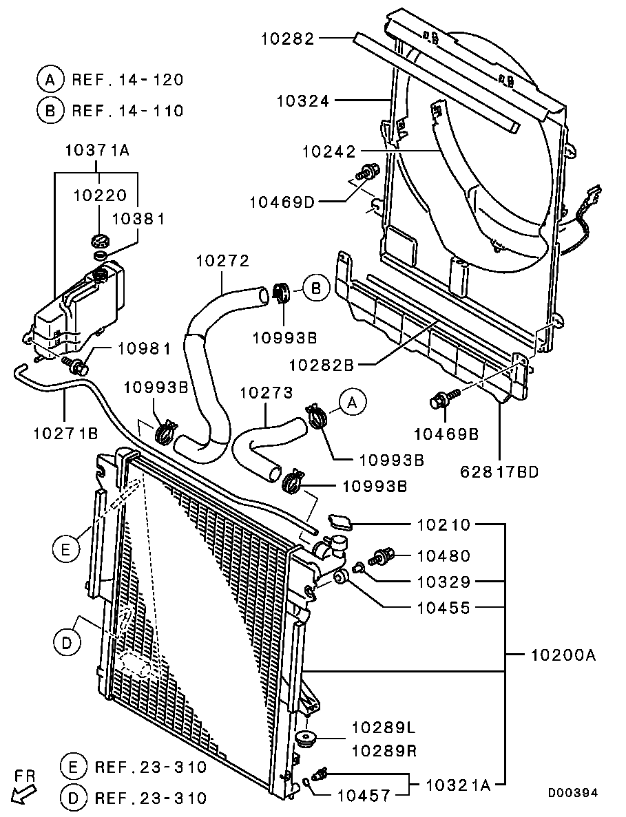 Mitsubishi 1350A920 - Buson,radiator aaoparts.ro