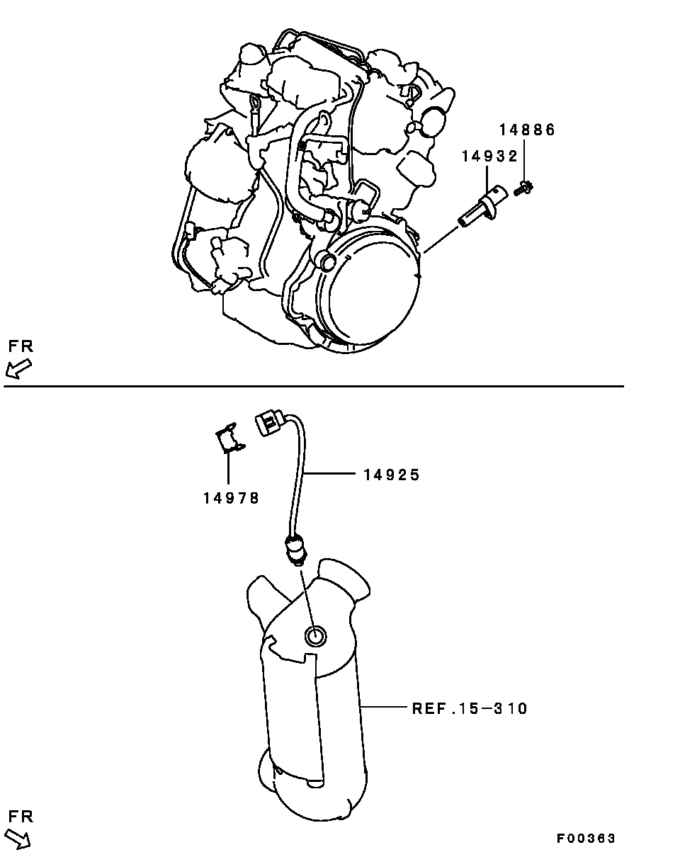 Mitsubishi MN960274 - Senzor impulsuri, arbore cotit aaoparts.ro