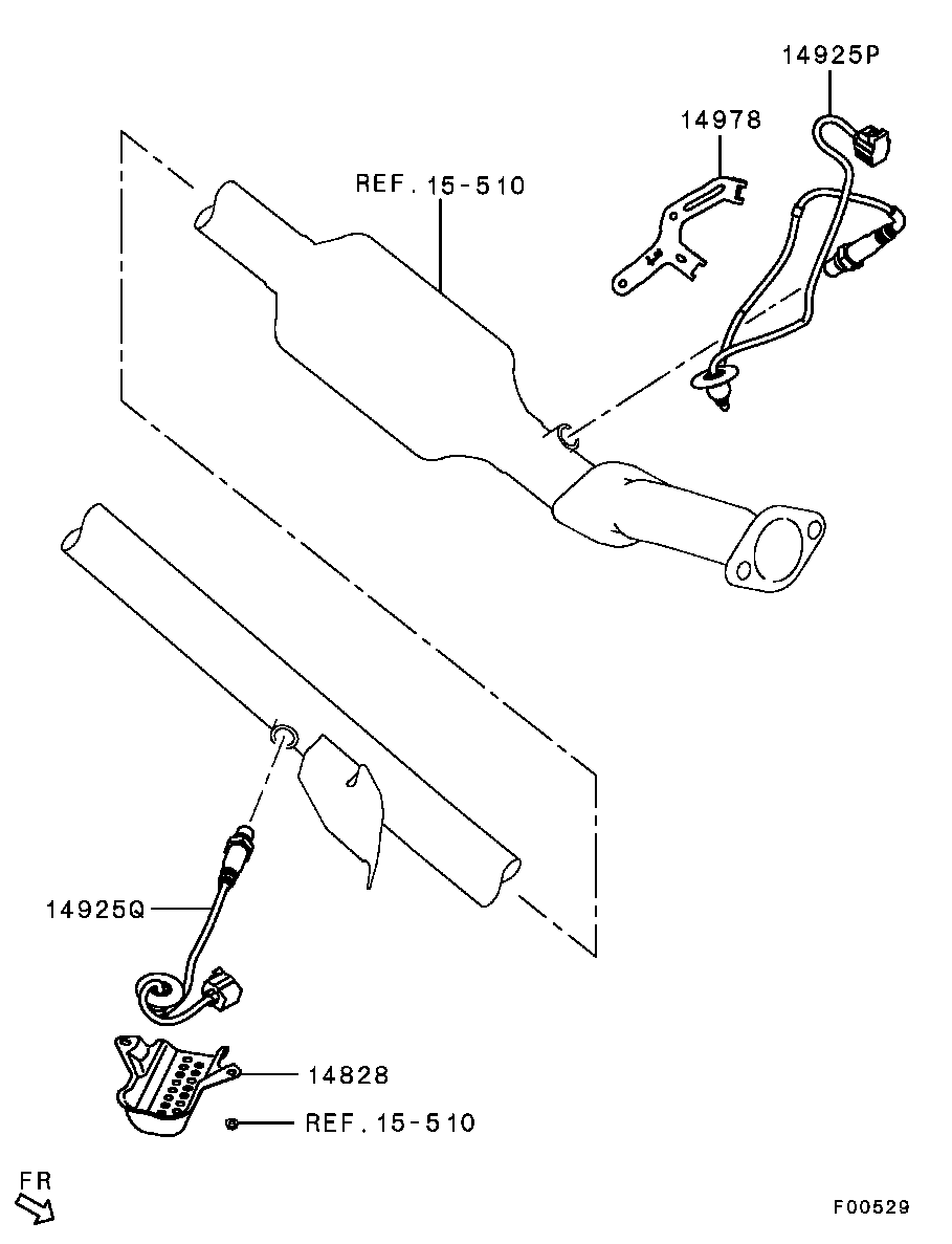 Mitsubishi 1588A270 - Sonda Lambda aaoparts.ro