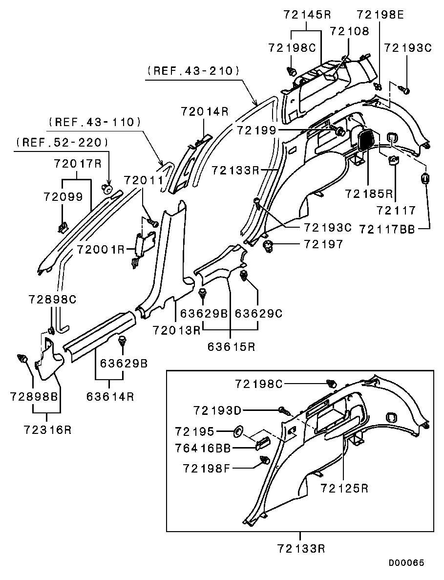 FA1 74-40032.5 - Clips, acoperire decorativa si protectie aaoparts.ro
