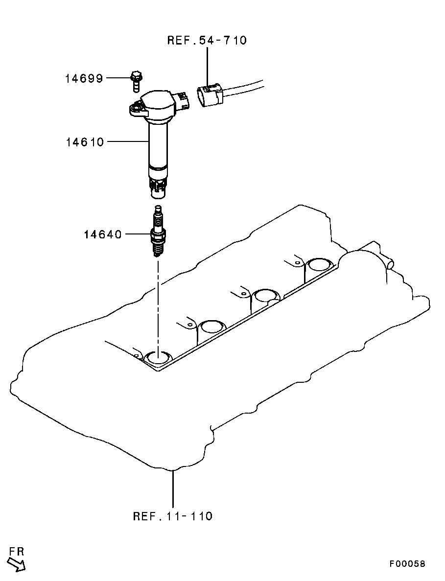 Mitsubishi MN 163 236 - Bujii aaoparts.ro