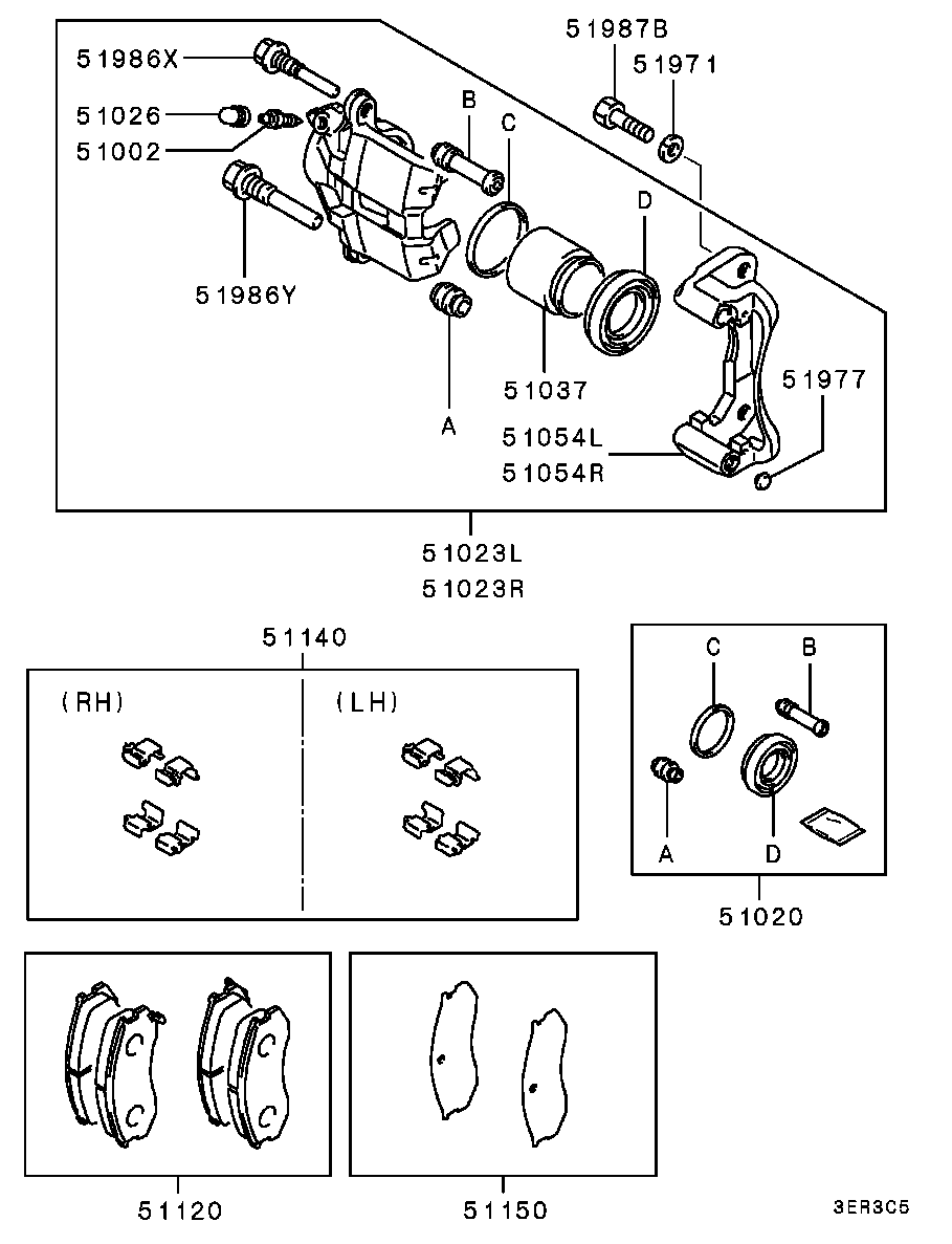 BOSCH 0 986 TB2 650 - Set placute frana,frana disc aaoparts.ro