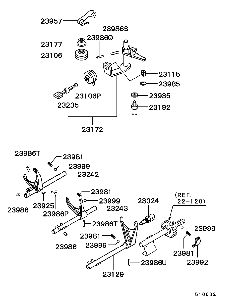 Mitsubishi M-474114 - Comutator, lampa marsalier aaoparts.ro