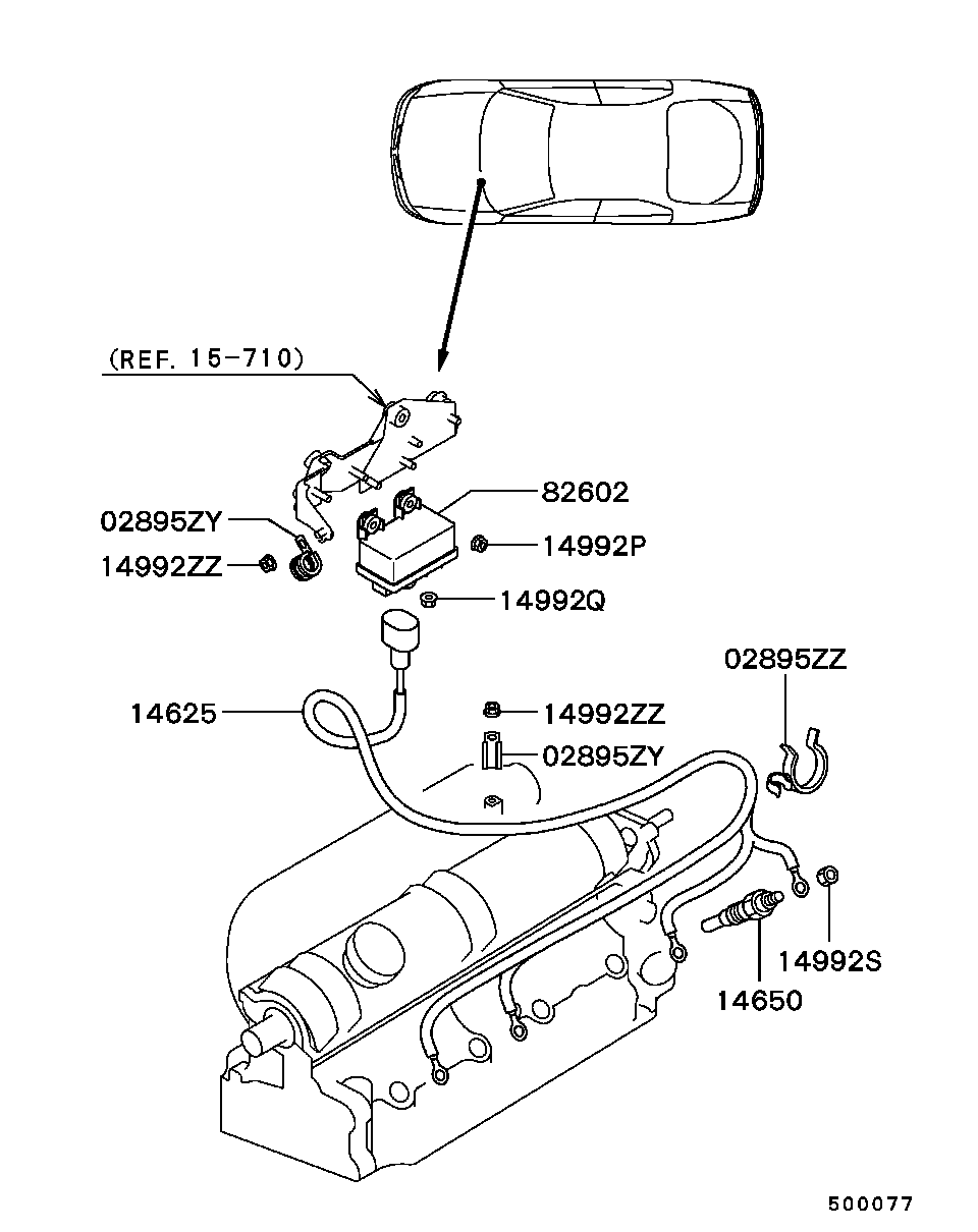 Mitsubishi M 816 732 - Bujie incandescenta aaoparts.ro