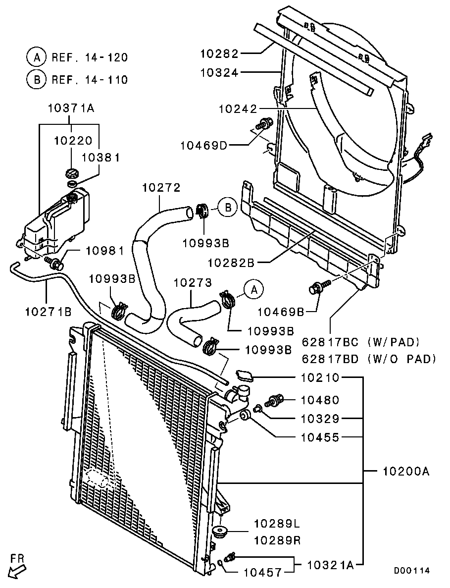 Mitsubishi 1350A920 - Buson,radiator aaoparts.ro
