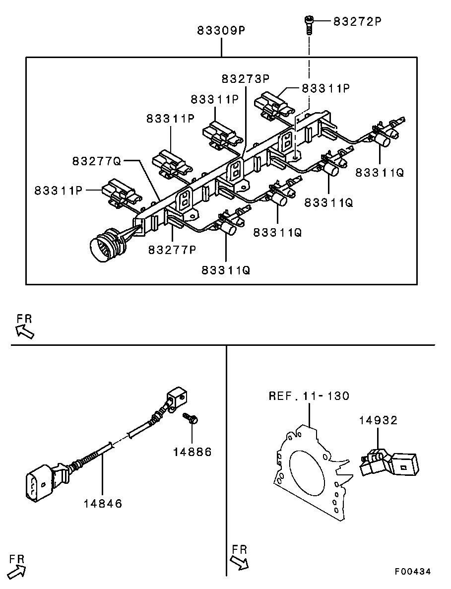 Mitsubishi MN980249 - Senzor impulsuri, arbore cotit aaoparts.ro