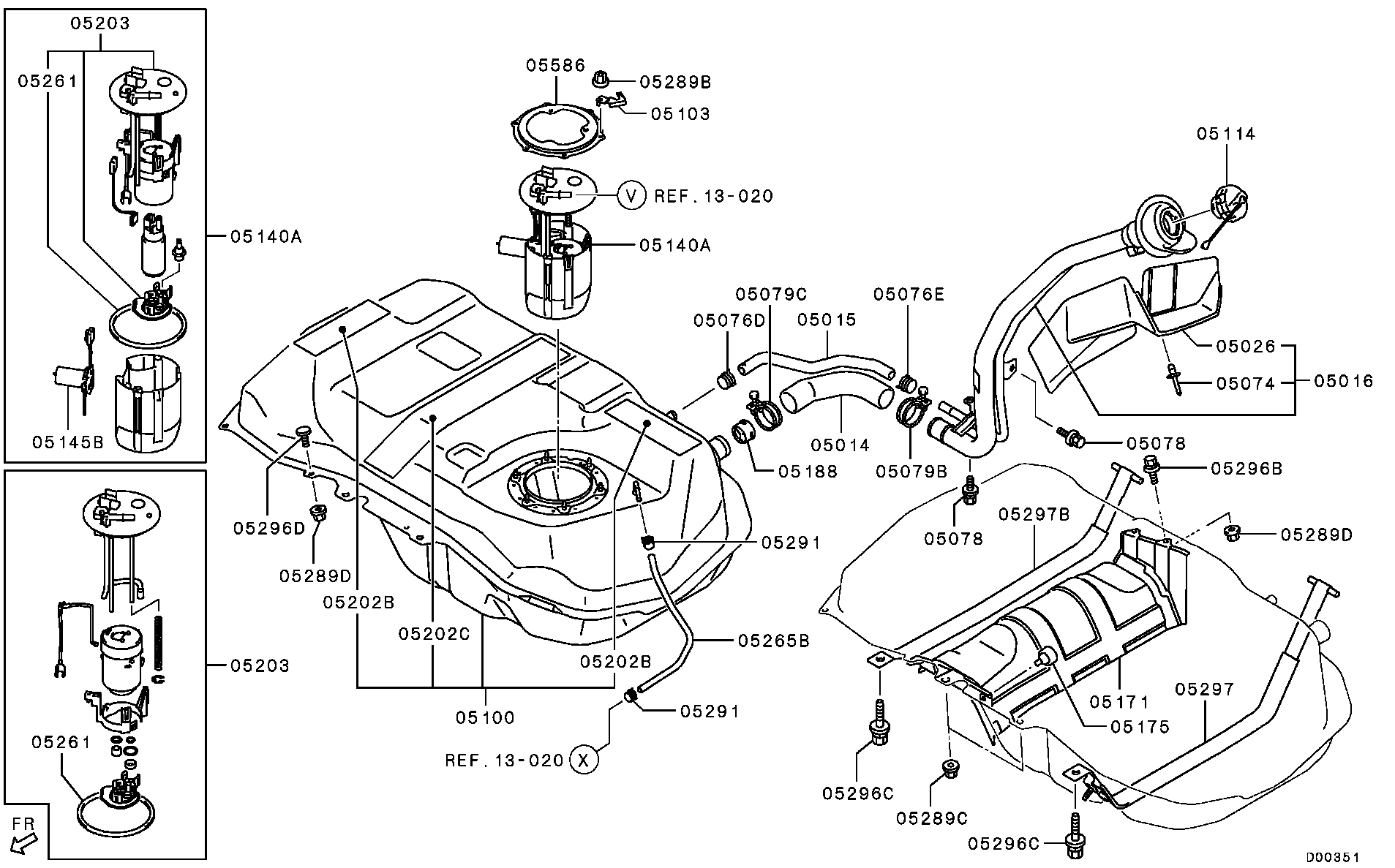 Mitsubishi 1770A118 - Filtru combustibil aaoparts.ro