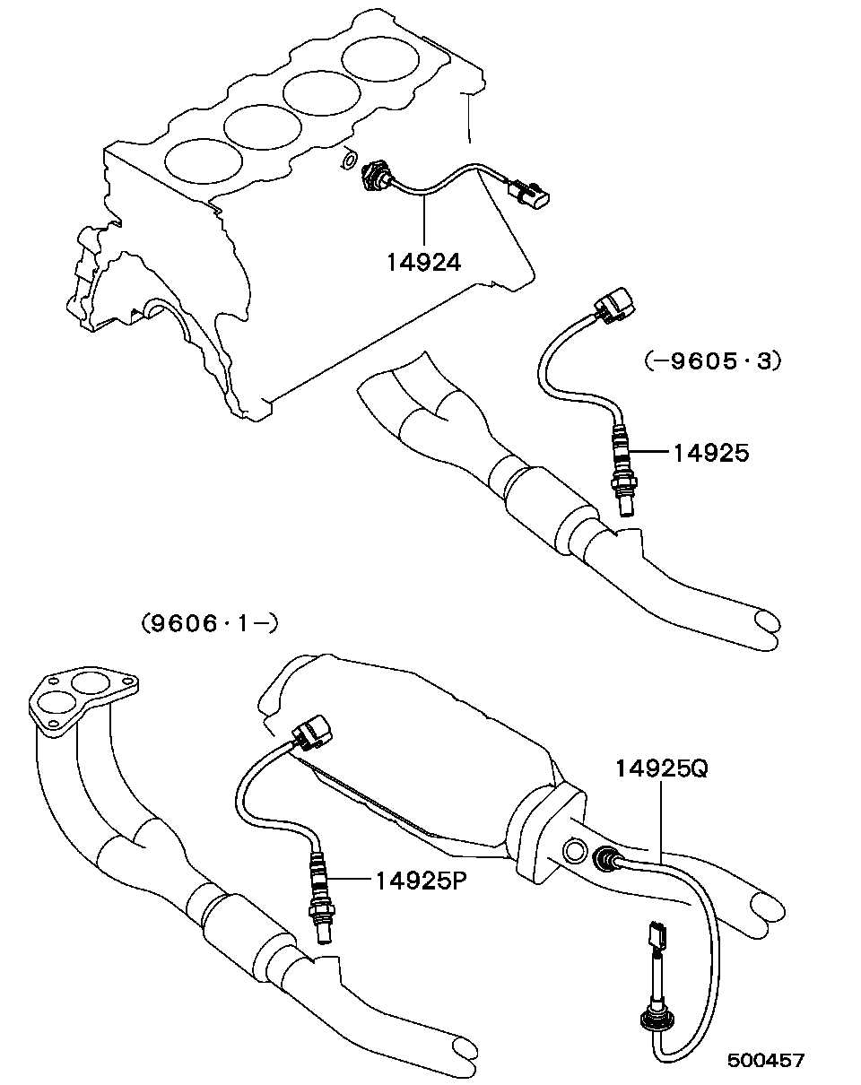 Mitsubishi MD183399 - Sonda Lambda aaoparts.ro