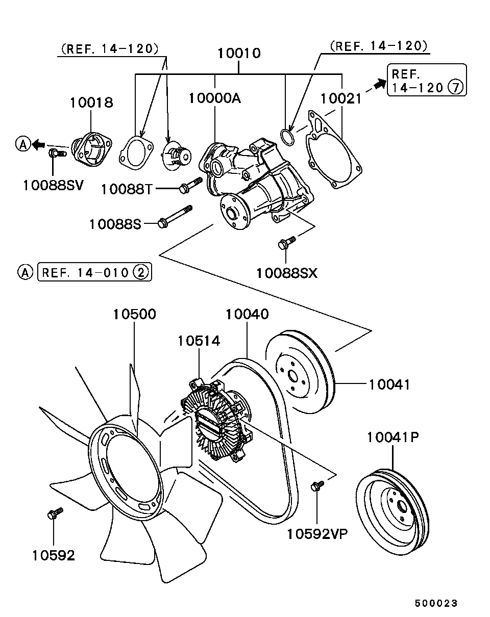 Mitsubishi MD130961 - Curea transmisie aaoparts.ro