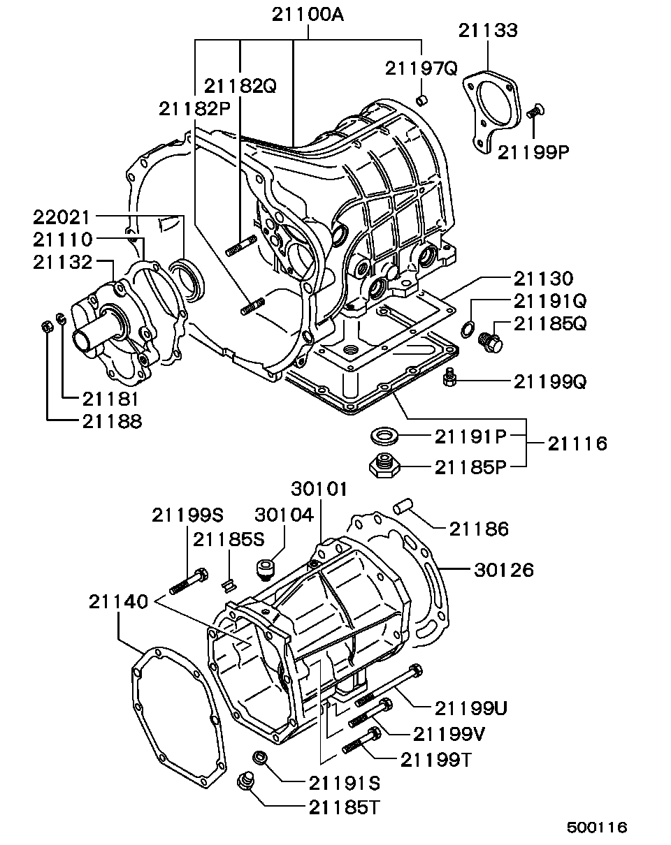 Mitsubishi MD723202 - Simering, cutie de transfer aaoparts.ro