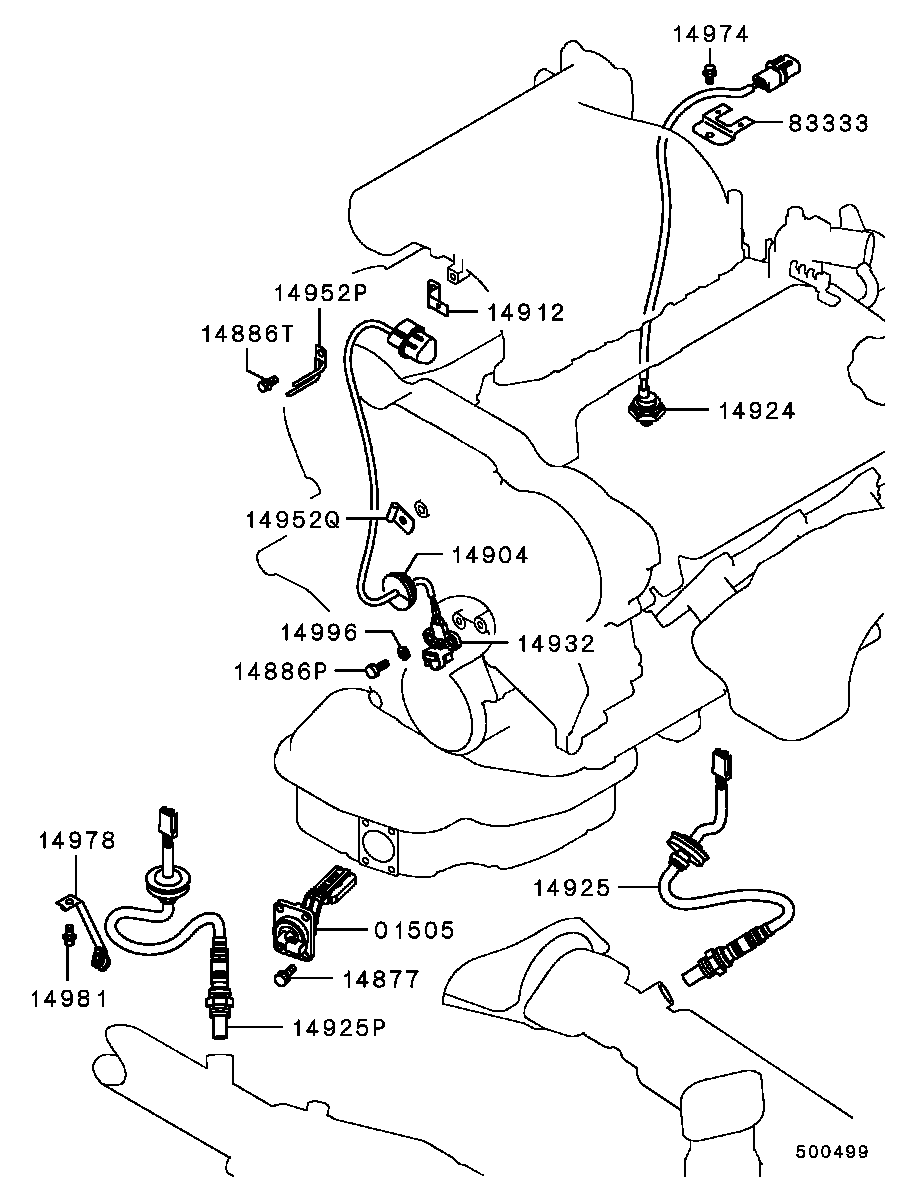 Mitsubishi MD189008 - Sonda Lambda aaoparts.ro