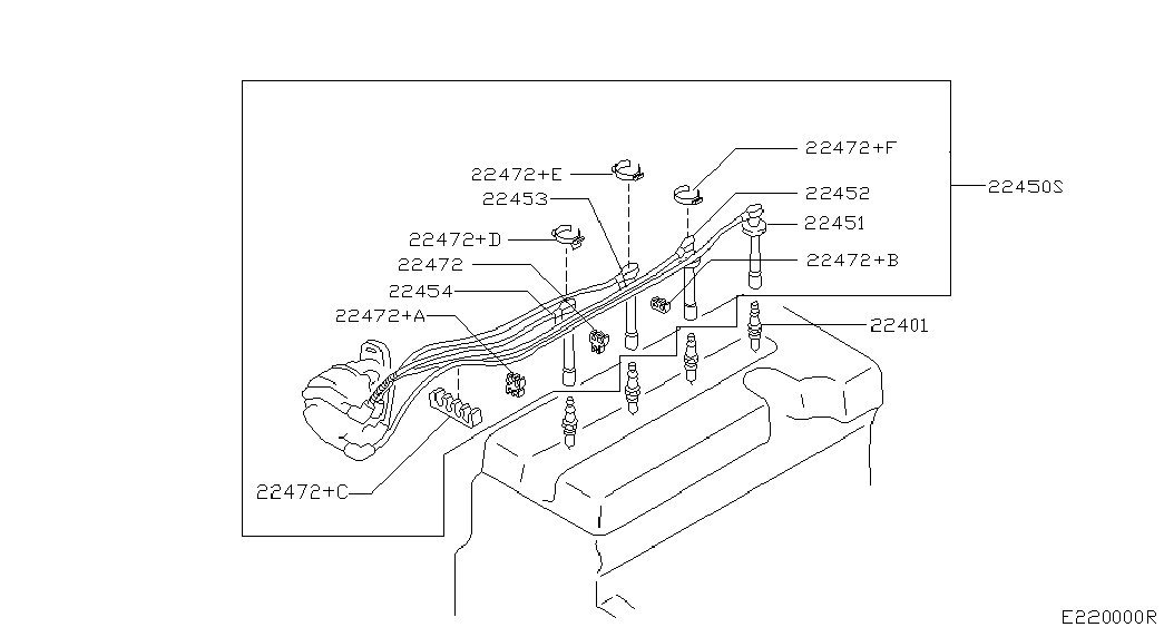 NISSAN 22401-1P115 - Bujii aaoparts.ro