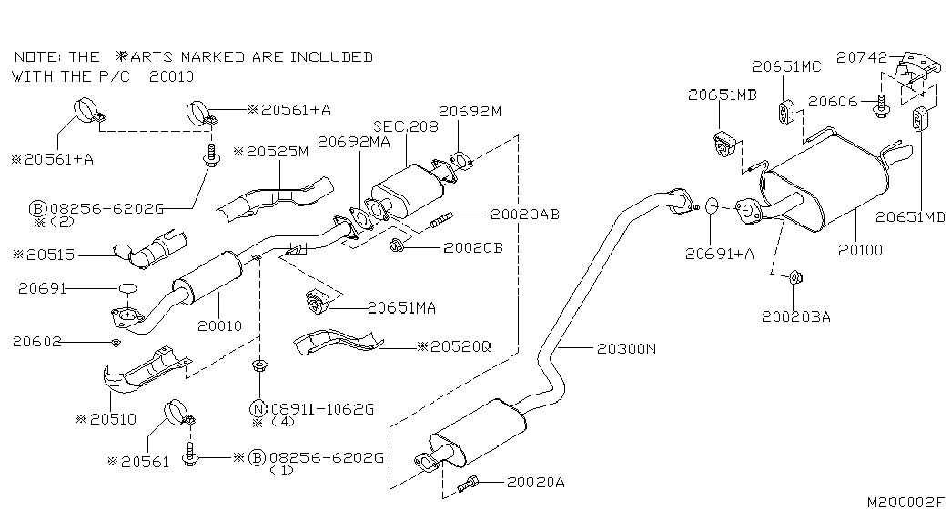 NISSAN 20651-BM410 - Cuzinet, stabilizator aaoparts.ro