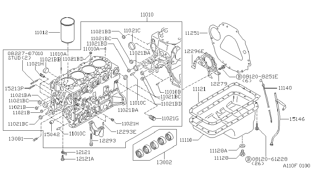 NISSAN 11026-61000 - Inel etansare, surub drena ulei aaoparts.ro