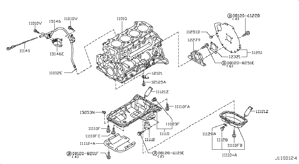 NISSAN 11026-61000 - Inel etansare, surub drena ulei aaoparts.ro