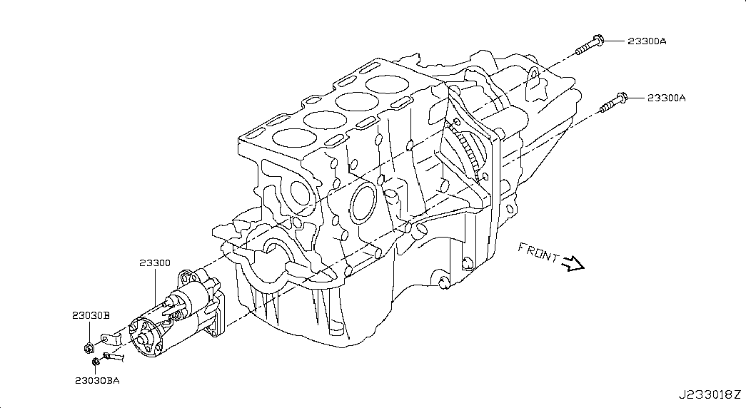 NISSAN 23300-00Q2C - Starter aaoparts.ro