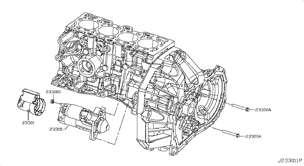 NISSAN 23300-00Q1H - Starter aaoparts.ro