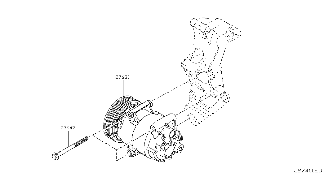 NISSAN 2318800QAB - Compresor, climatizare aaoparts.ro