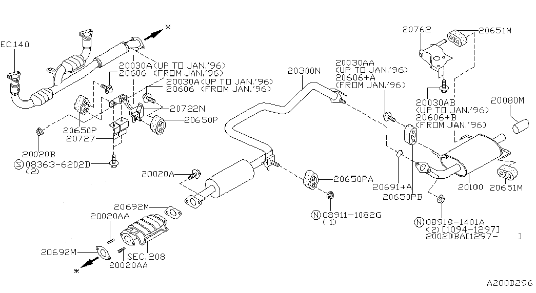 NISSAN 11258D0101 - Piulita,galeria de evacuare aaoparts.ro