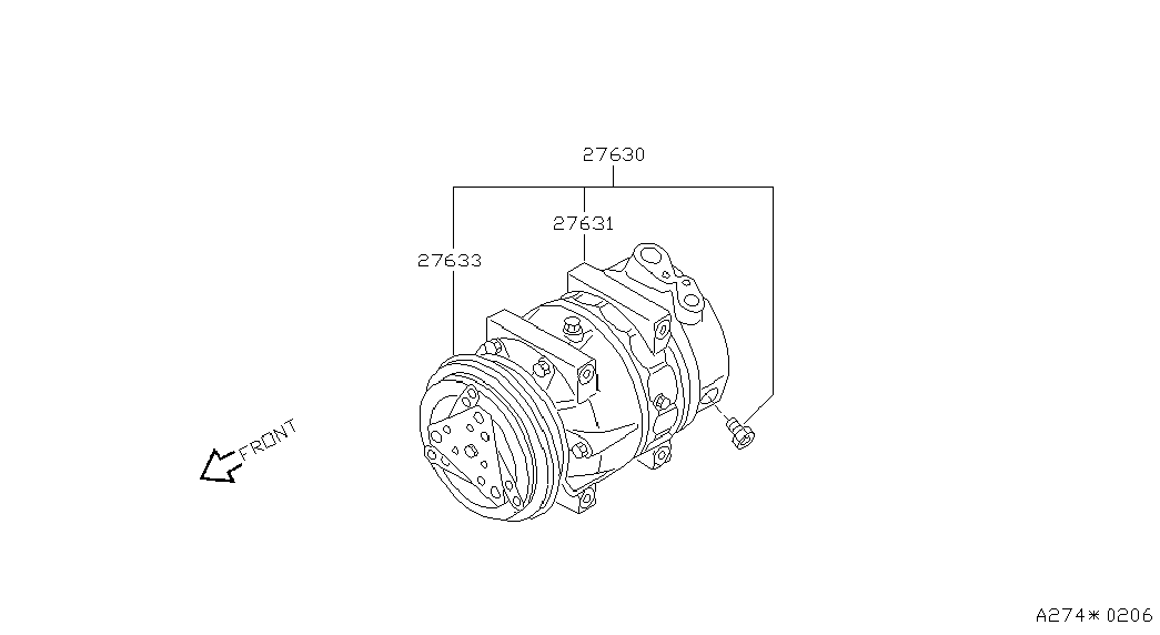 NISSAN 92600-31U00 - Compresor, climatizare aaoparts.ro