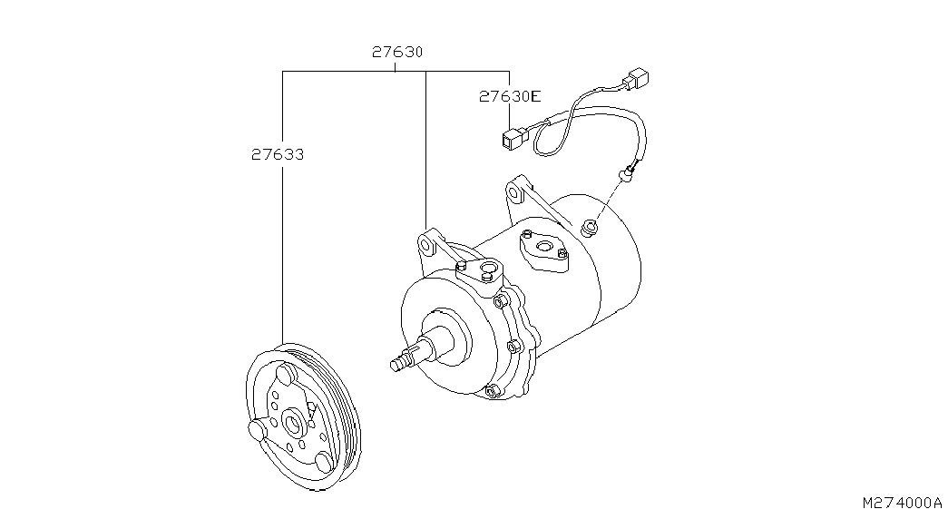 NISSAN 92600-0F001 - Compresor, climatizare aaoparts.ro