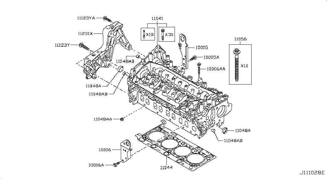 NISSAN 13276-00QAA - Etansare, supape aaoparts.ro